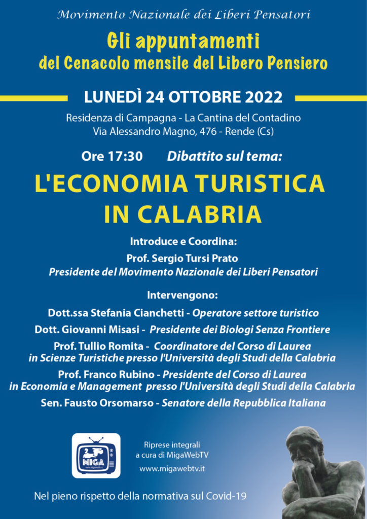 L'Economia turistica in Calabria