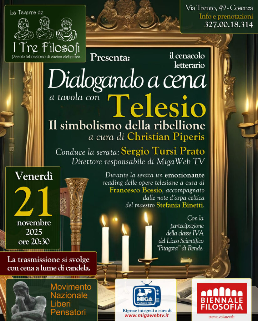 dialogando a cena Telesio